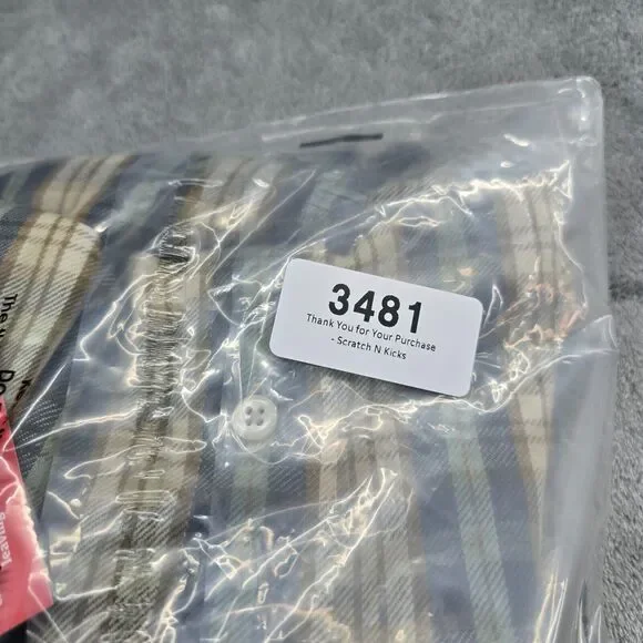 Polo Jeans Co. Ralph Lauren Men's Long Sleeve Plaid Brown Size 2XL - Picture 8 of 8